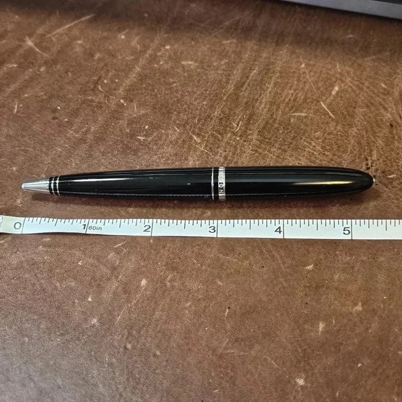 Louis Vuitton Black Lacquer Ballpoint Pen with Palladium Finish - Picture 5 of 5